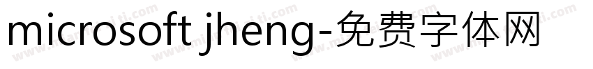 microsoft jheng字体转换